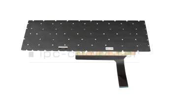 Keyboard DE (german) black original suitable for MSI Raider GE76 Deluxe 12UGS/12UHS (MS-17K4)