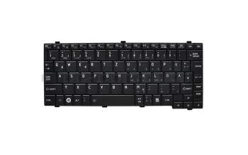 Keyboard DE (german) black original suitable for Toshiba NB520-11N