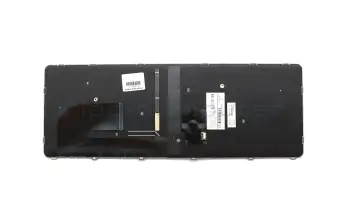 Keyboard DE (german) black/silver matt with backlight and mouse-stick original suitable for HP ProBook 640 G2