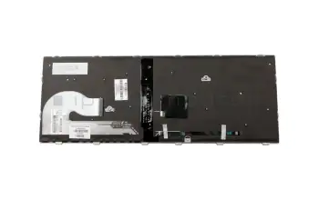 Keyboard DE (german) black/silver with backlight and mouse-stick (SureView) original suitable for HP EliteBook 745 G6