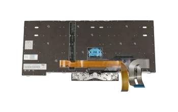 Keyboard DE (german) black/silver with backlight and mouse-stick original suitable for Lenovo ThinkPad E480 (20KQ/20KN)