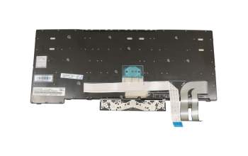 Keyboard DE (german) black/silver with mouse-stick original suitable for Lenovo ThinkPad E480 (20KQ/20KN)