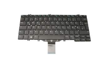 Keyboard DE (german) black suitable for Dell Latitude 13 (7390)