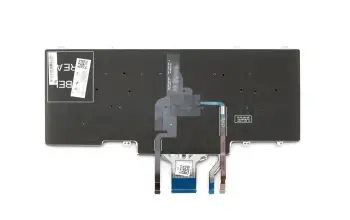 Keyboard DE (german) black with backlight and mouse-stick (dual point/track pointer lighting) suitable for Dell Latitude 14 (E7450)