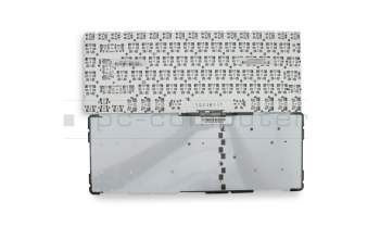 Keyboard DE (german) black with backlight original suitable for Acer TravelMate P6 (P648-MG)