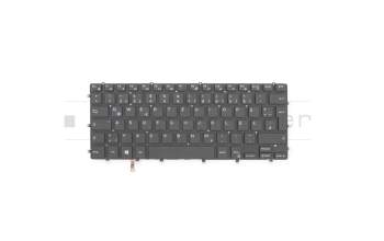 Keyboard DE (german) black with backlight original suitable for Dell Inspiron 15 (7568)