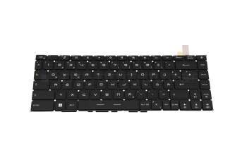 Keyboard DE (german) black with backlight original suitable for MSI GE66 10SE/10SF/10SFS (MS-1541)