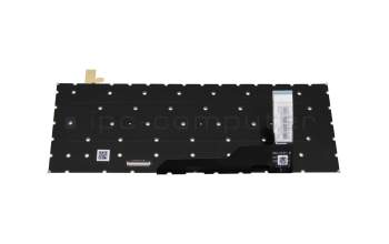 Keyboard DE (german) black with backlight original suitable for MSI GE66 Raider 10UE/10UH (MS-1542)