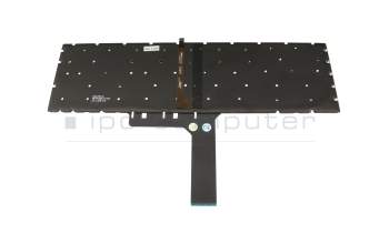 Keyboard DE (german) black with backlight original suitable for MSI GL65 Leopard 10SFK/10SFSK (MS-16U7)