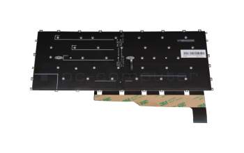 Keyboard DE (german) black with backlight original suitable for MSI Summit E13 Flip (MS-13P2)