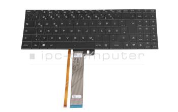 Keyboard DE (german) black with backlight original suitable for Medion Erazer Beast X20 (GM7MN8P)