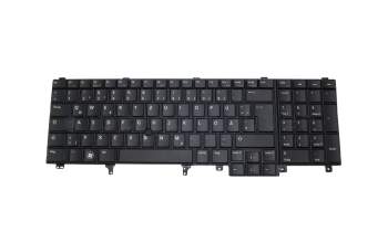 Keyboard DE (german) black with mouse-stick original suitable for Dell Latitude 15 (E6540)