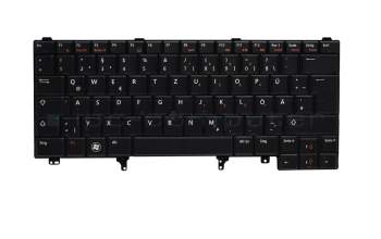 Keyboard DE (german) black with mouse-stick suitable for Dell Latitude 14 (E6420)