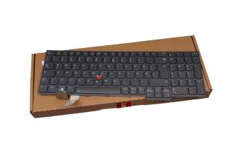 Keyboard DE (german) grey/grey with backlight and mouse-stick original suitable for Lenovo ThinkPad P16s Gen 1 (21BT/21BU)