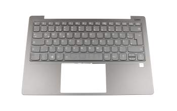 Keyboard DE (german) grey with backlight original suitable for Lenovo IdeaPad S530-13IML (81WU)