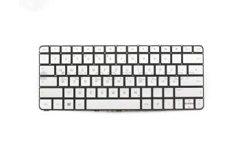 Keyboard DE (german) silver with backlight original suitable for HP Spectre x360 13-4000