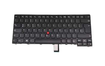 Keyboard DE (german) white/black with mouse-stick original suitable for Lenovo ThinkPad T460 (20FN/20FM)