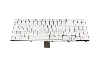 Keyboard DE (german) white original suitable for Sager Notebook NP5797