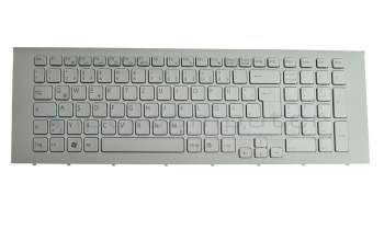 Keyboard DE (german) white/white original suitable for Sony Model PCG-91112M