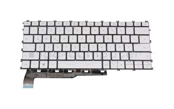 Keyboard DE (german) white with backlight original suitable for MSI Summit E13 Flip (MS-13P2)