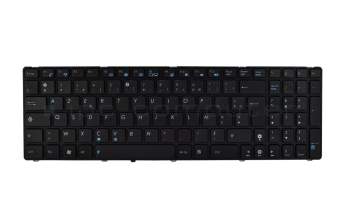 Keyboard FR (french) black/black matte original suitable for Asus A53SV