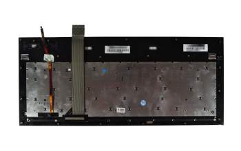 Keyboard FR (french) black/black with backlight original suitable for Asus ROG G74SX