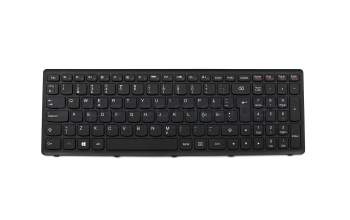 Keyboard NO (norwegian) black/black matte original suitable for Lenovo G500s (59367693)