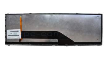 Keyboard US (english) black/black with backlight original suitable for Asus K70AF