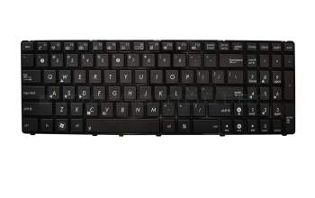Keyboard US (english) black/black with backlight original suitable for Asus X66IC