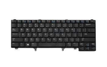 Keyboard US (english) black with backlight and mouse-stick original suitable for Dell Latitude 14 (E6420)