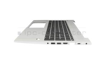 Keyboard incl. topcase CH (swiss) black/silver original suitable for HP ProBook 455R G6