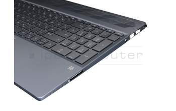 Keyboard incl. topcase DE (german) anthracite/anthracite with backlight original suitable for HP Pavilion 15-cw1200