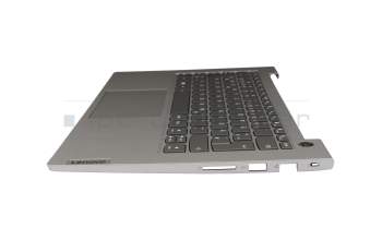 Keyboard incl. topcase DE (german) anthracite/silver with backlight original suitable for Lenovo ThinkBook 14 G4 IAP (21DH)