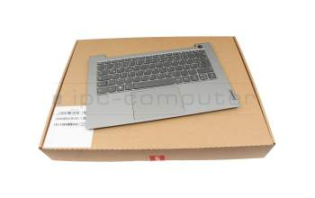 Keyboard incl. topcase DE (german) anthracite/silver with backlight original suitable for Lenovo ThinkBook 14 G4 IAP (21DH)