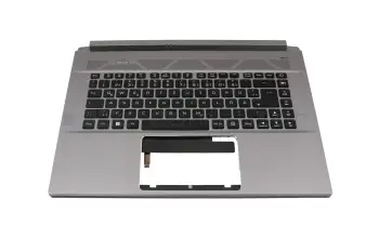 Keyboard incl. topcase DE (german) black/anthracite with backlight original suitable for Acer Predator Triton 500SE (PT516-52s)