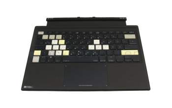 Keyboard incl. topcase DE (german) black/anthracite with backlight original suitable for Asus ROG Flow Z13 GZ301VV