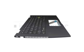 Keyboard incl. topcase DE (german) black/black (Backlight) original suitable for Asus VivoBook Flip 14 TM420IA