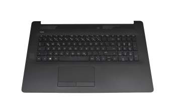 Keyboard incl. topcase DE (german) black/black (PTP/DVD) original suitable for HP 17-by2000