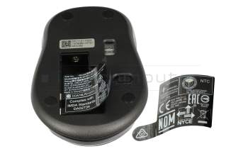 Keyboard incl. topcase DE (german) black/black (Wireless), incl. mouse, batteries original suitable for Acer Aspire C27-865