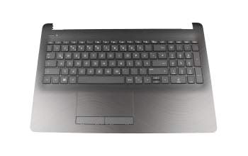 Keyboard incl. topcase DE (german) black/black (wave) original suitable for HP 15-bs500