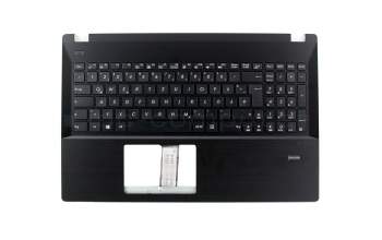 Keyboard incl. topcase DE (german) black/black Fingerprint original suitable for Asus Pro Essential P552LJ