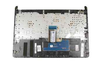 Keyboard incl. topcase DE (german) black/black mesh original suitable for HP 14-bs000