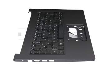 Keyboard incl. topcase DE (german) black/black original suitable for Acer Aspire 3 (A314-22)
