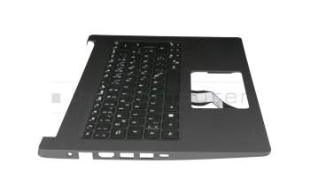 Keyboard incl. topcase DE (german) black/black original suitable for Acer Aspire 5 (A514-52K)