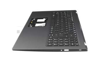 Keyboard incl. topcase DE (german) black/black original suitable for Acer Aspire 5 (A515-56)