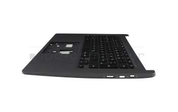 Keyboard incl. topcase DE (german) black/black original suitable for Acer Chromebook 314 (C933LT)