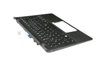Keyboard incl. topcase DE (german) black/black original suitable for Acer TravelMate B1 (TMB116-MP)
