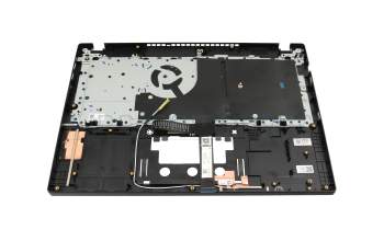 Keyboard incl. topcase DE (german) black/black original suitable for Acer TravelMate P2 (TMP214-54)