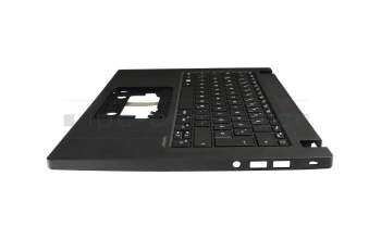 Keyboard incl. topcase DE (german) black/black original suitable for Acer TravelMate P2 (TMP214-54)