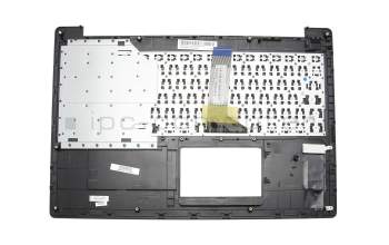 Keyboard incl. topcase DE (german) black/black original suitable for Asus F553MA